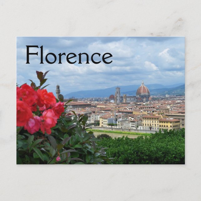 City of Florence, Italy Postcard (Front)