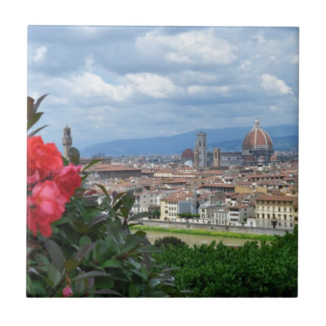 City of Florence, Italy Tile (Front)