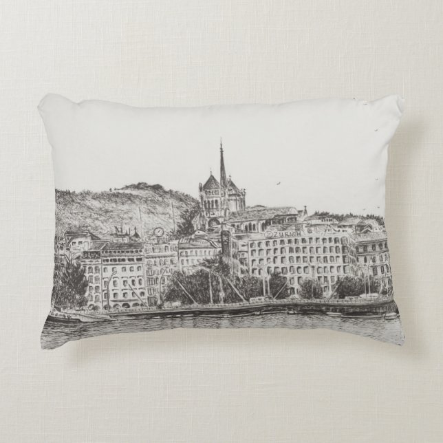 City of Geneva 2011 Accent Pillow (Front)