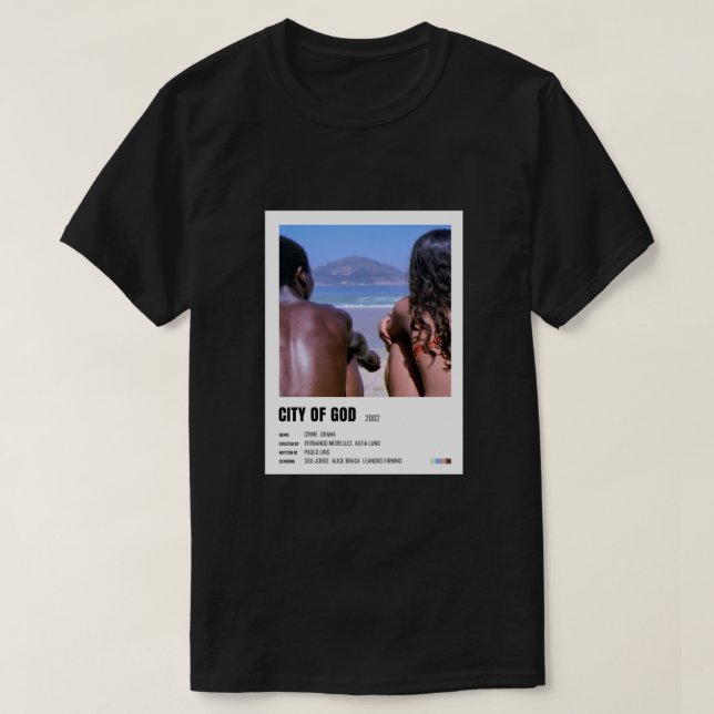 City of God minimalist poster T-Shirt (Design Front)