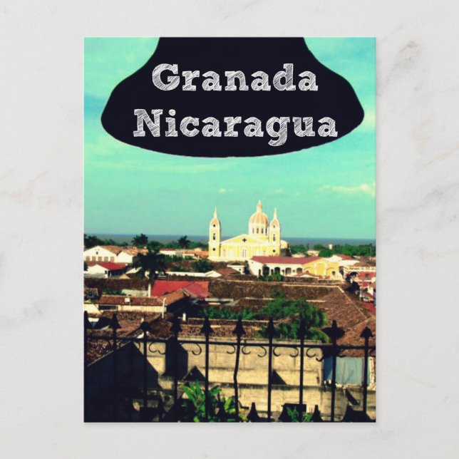 City of Granada, Nicaragua Postcard (Front)