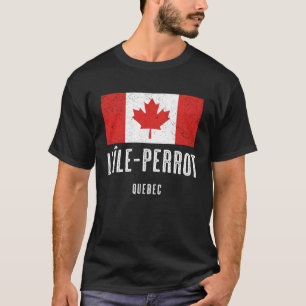 City of L marokle Perrot KANADA Canadian Flag Souv T-Shirt