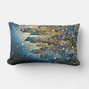 City of light  lumbar pillow
