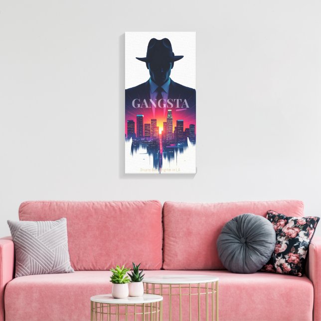 City of Lights Canvas Print (Insitu(LivingRoom))
