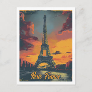 City of Lights Paris, France Postcard