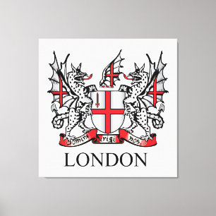 City of London coat of arms Canvas Print