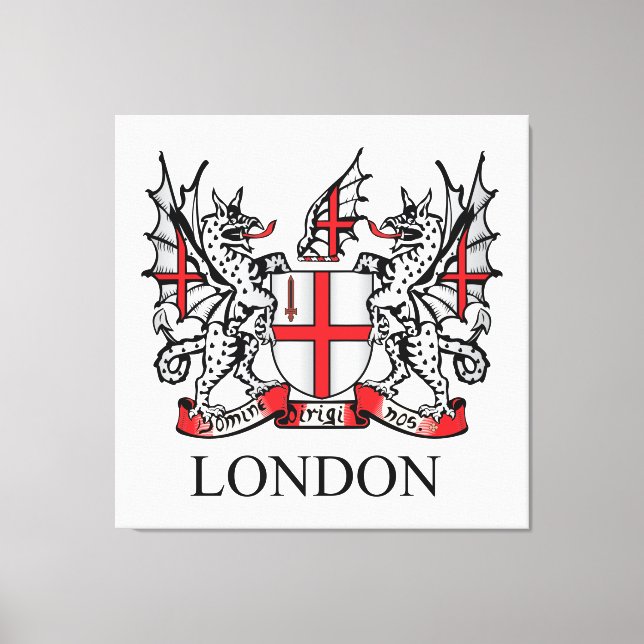 City of London coat of arms Canvas Print (Front)