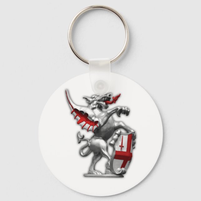 City of London Dragon Keychain (Front)