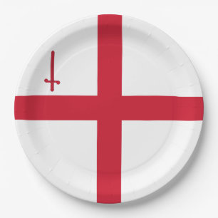 City of London (England) (UK Capital City) Paper Plate