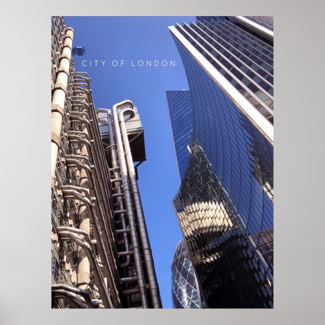 City of London Lloyd's building office wall decor (Front)