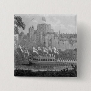 City of London State Barge 2 Inch Square Button
