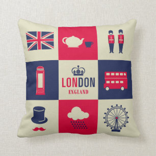 City Of London United Kingdom England 2 Sided Throw Pillow
