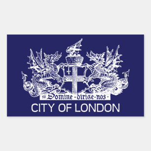 City of London, Vintage, Coat of Arms, England UK Sticker