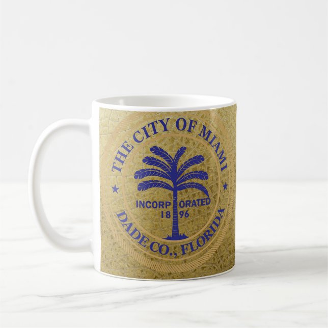 City of Miami seal Coffee Mug (Left)