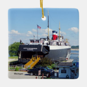 City of Milwaukee square ornament