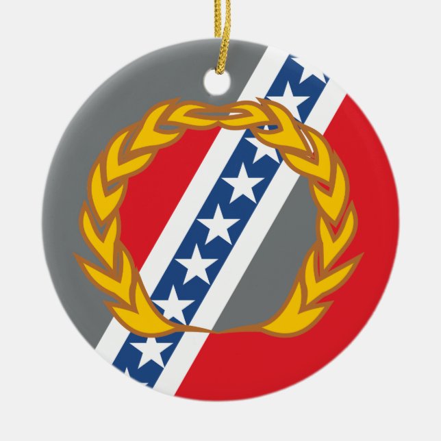 City of Montgomery flag Ceramic Ornament (Front)
