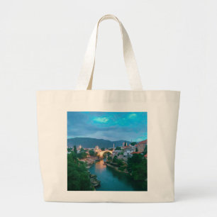 City of Mostar - Bosnia and Herzegovina  Large Tote Bag