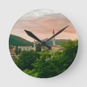 City of Mostar - Bosnia and Herzegovina  Round Clock