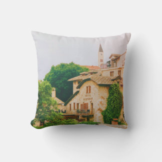 City of Mostar - Bosnia and Herzegovina Throw Pillow