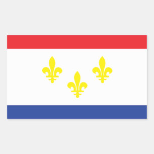 City of New Orleans flag Sticker