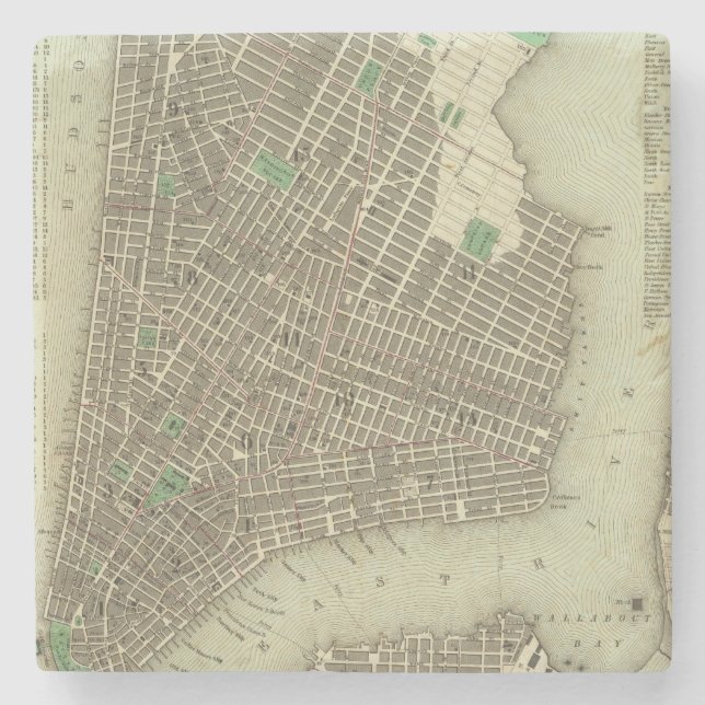 City Of New York Stone Coaster (Front)