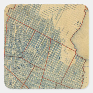 City of NewYork Square Sticker