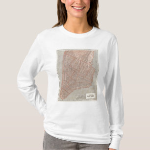 City of NY Atlas Map T-Shirt