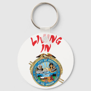 City of Oregon Keychain