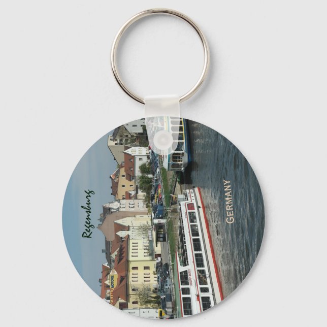 City of  Regensburg Germany Keychain (Front)