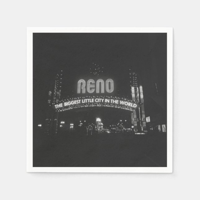 City of Reno Napkin (Front)