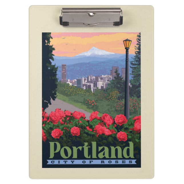 City of Roses | Portland, Oregon Clipboard (Front)