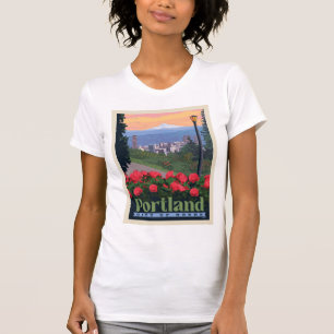 City of Roses Portland, Oregon T-Shirt