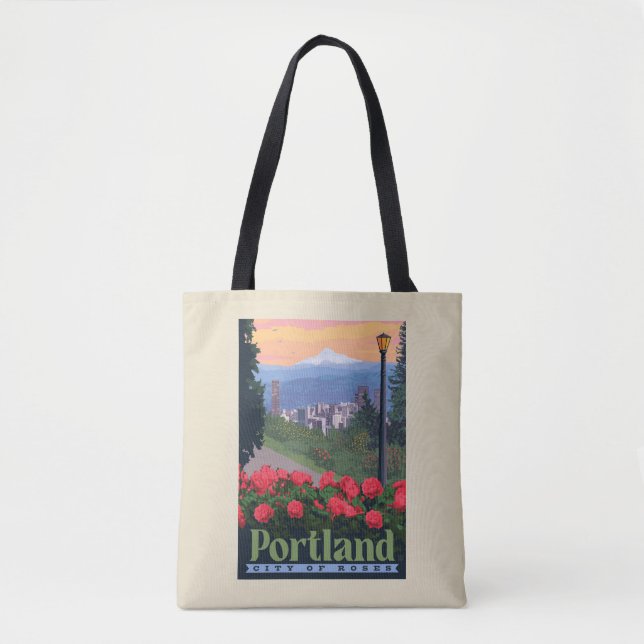 City of Roses | Portland, Oregon Tote Bag (Front)