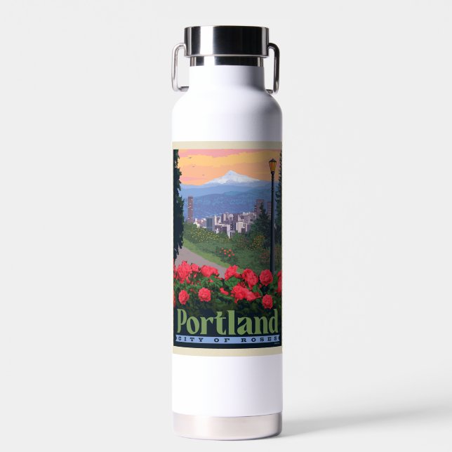 City of Roses | Portland, Oregon Water Bottle