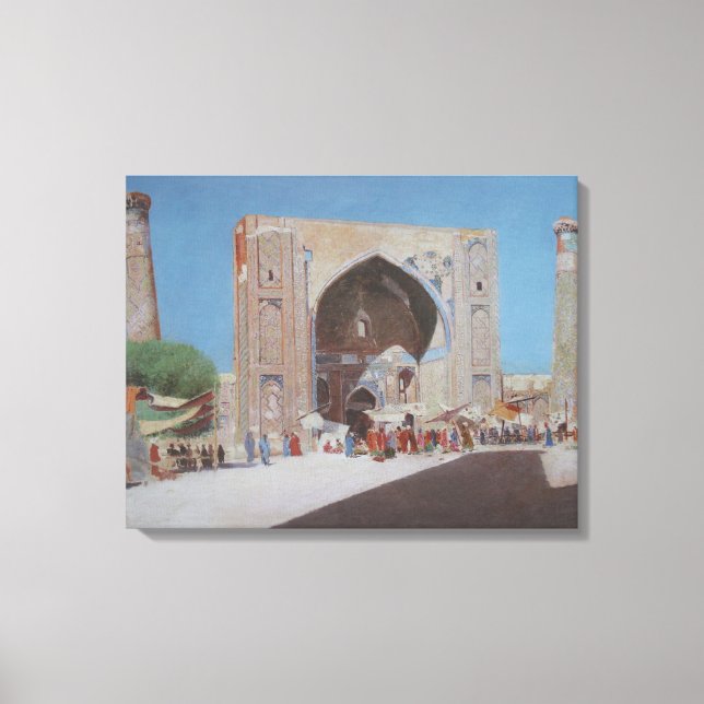 City of Samarkand (by Vasily Vereshchagin) Canvas Print (Front)