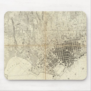 City Of San Francisco And Its Vicinity, California Mouse Pad