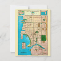 City of Sarasota Vintage Map