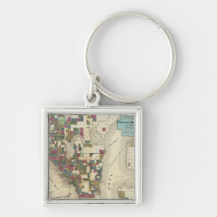 City Of Seattle And Environs Keychain