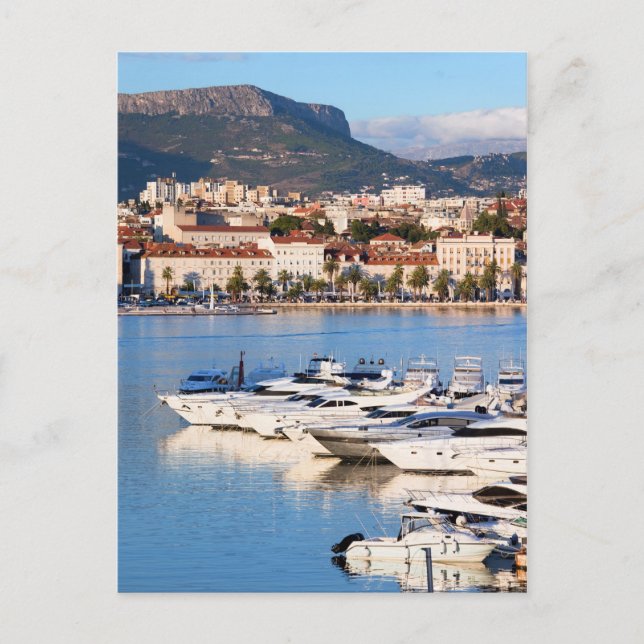 City of Split in Croatia Postcard (Front)