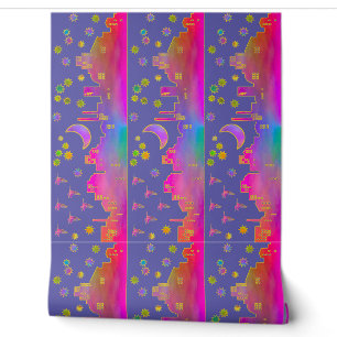 City of Stars at Midnight 8 inch Wallpaper Border