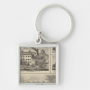 City of Storm Lake brewery, Muscatine bldg Keychain