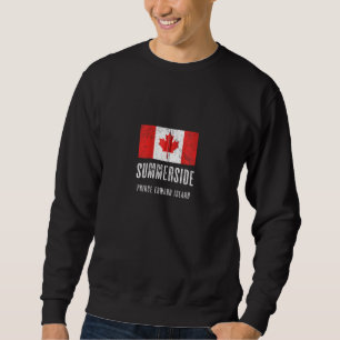 City Of Summerside Canada Canadian Flag Merch Zip Sweatshirt