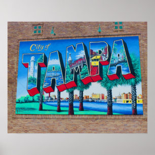 City of Tampa,Florida Poster