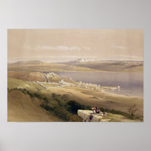 City of Tiberias on the Sea of Galilee Poster