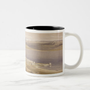 City of Tiberias on the Sea of Galilee Two-Tone Coffee Mug