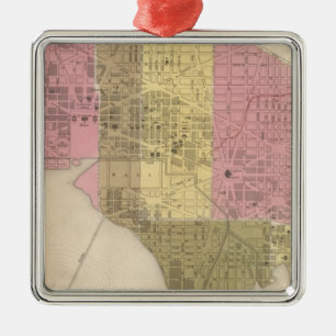 City of Washington Metal Ornament