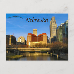 City Park at Dawn in Omaha Nebraska Postcard