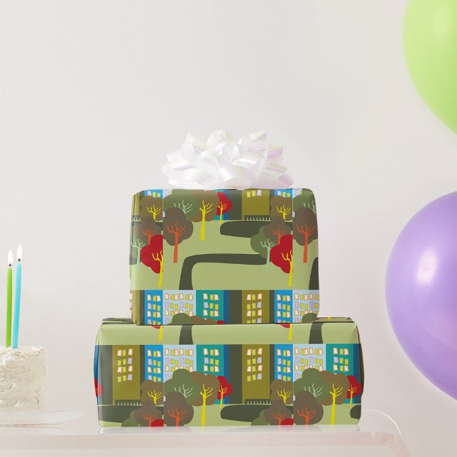City Park Wrapping Paper (Creator Uploaded)