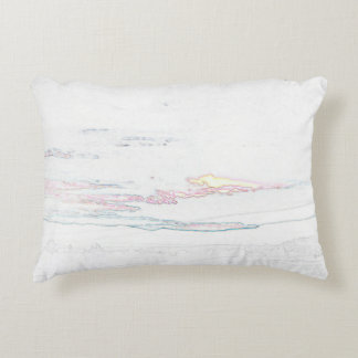 City pencil art accent pillow