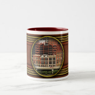 City - Pittsburg Pa - Fort Pitt Blvd Two-Tone Coffee Mug